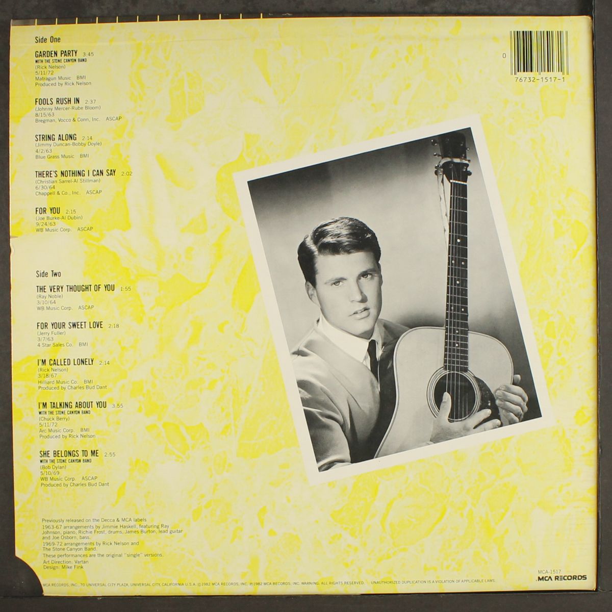 the decca years by RICK NELSON