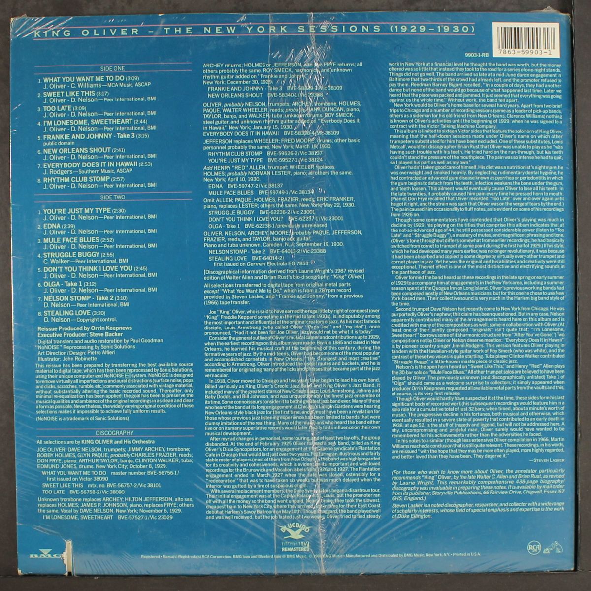 the new york sessions (1929-1930) by KING OLIVER