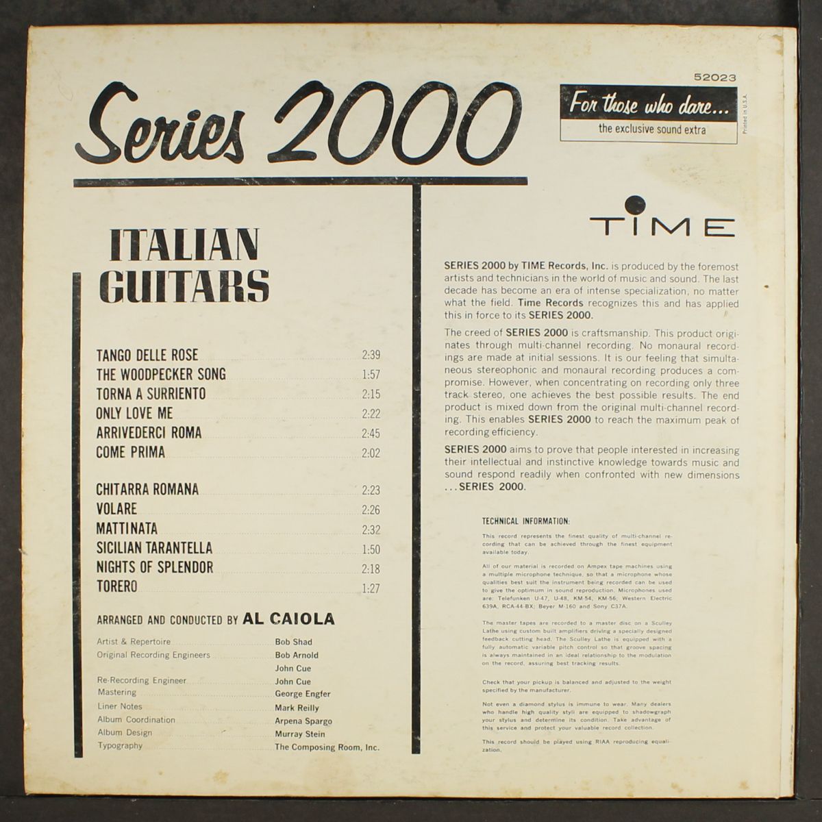 italian guitars by AL CAIOLA