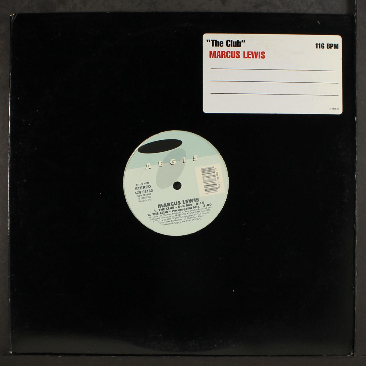 the club / dub mix by MARCUS LEWIS