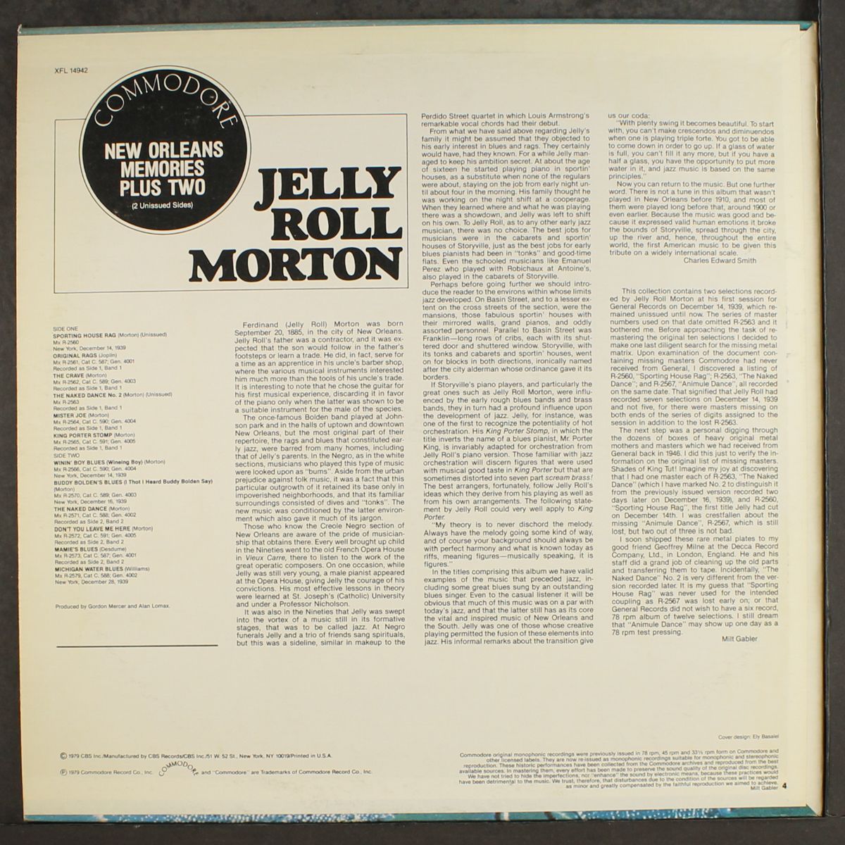 jelly roll morton by JELLY ROLL MORTON