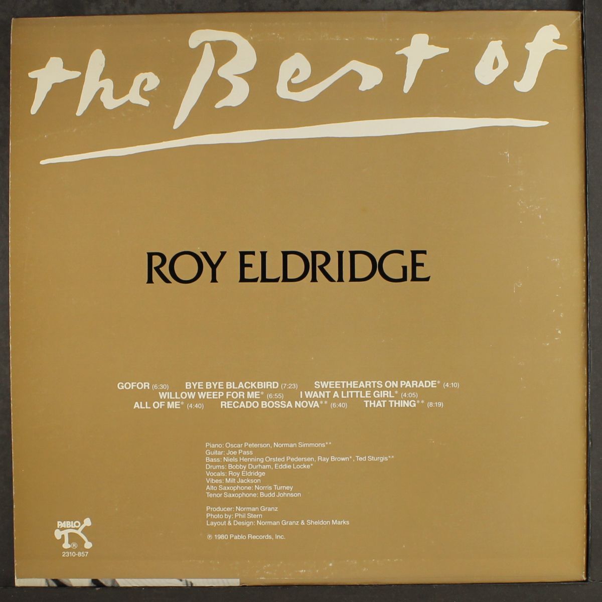 the best of by ROY ELDRIDGE