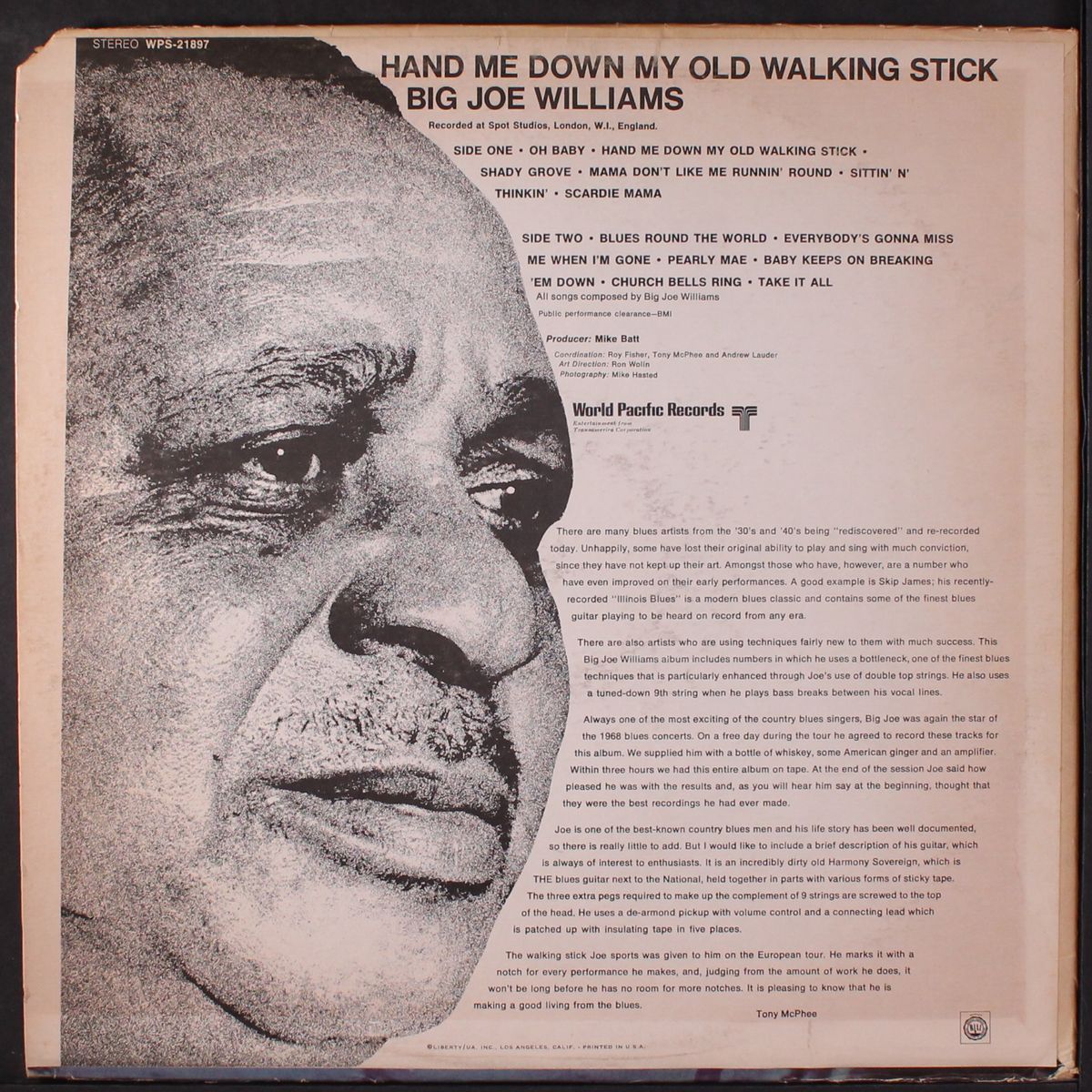 hand me down my walking stick by BIG JOE WILLIAMS