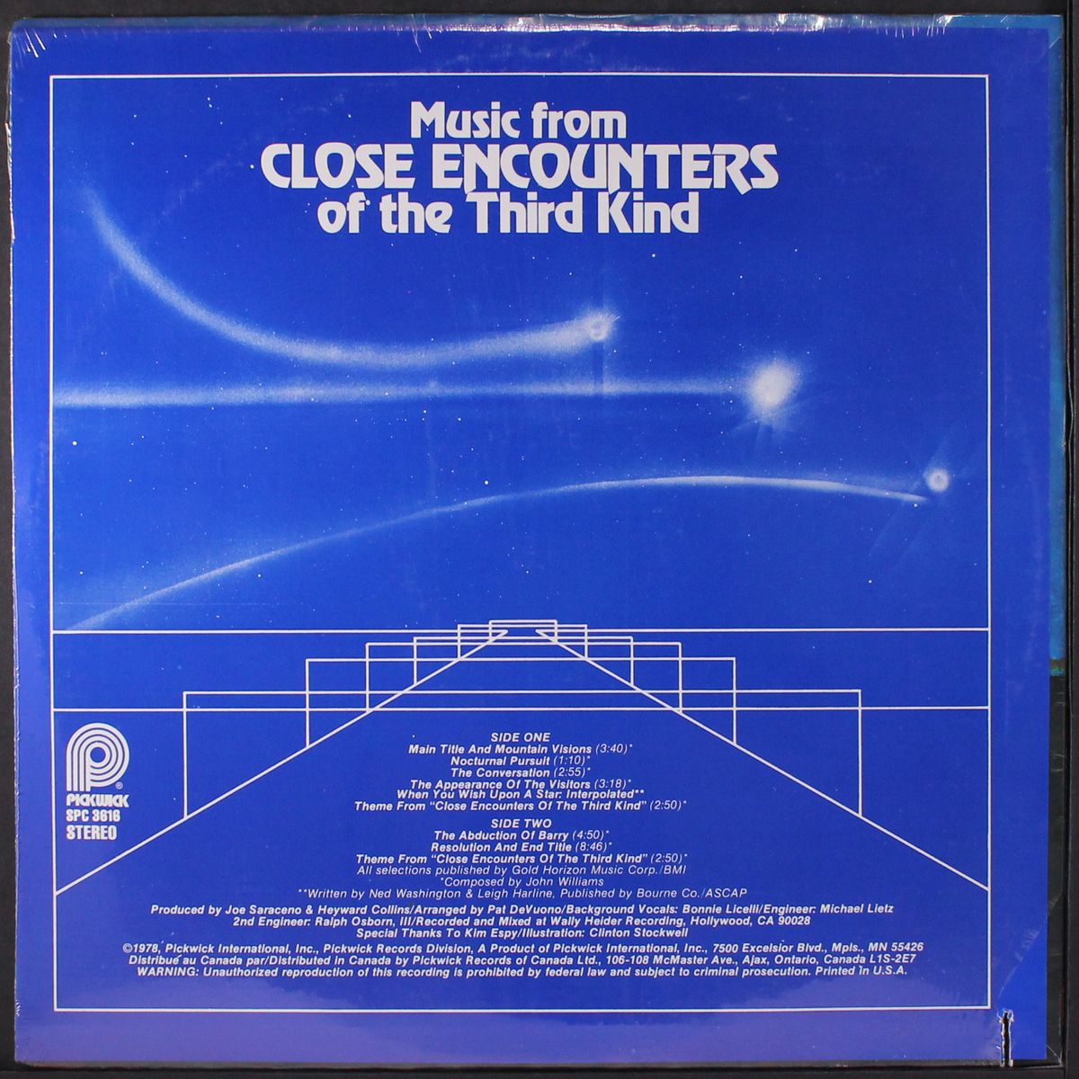 music from close encounters of the third kind by JOE SARACENO & HEYWARD COLLINS