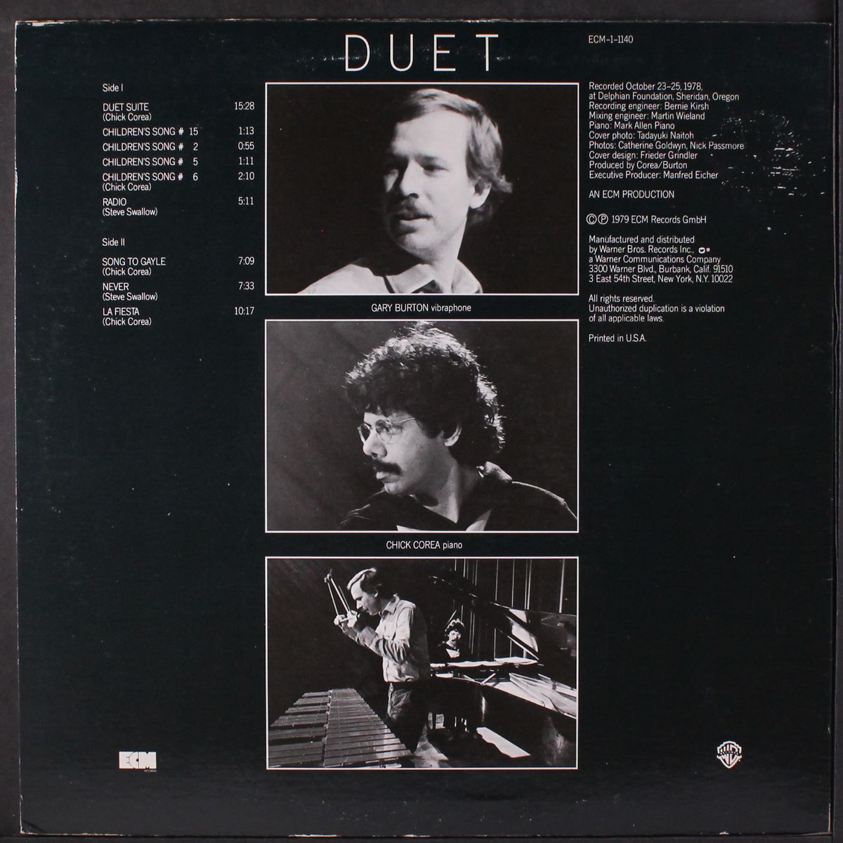 duet by GARY BURTON & CHICK COREA