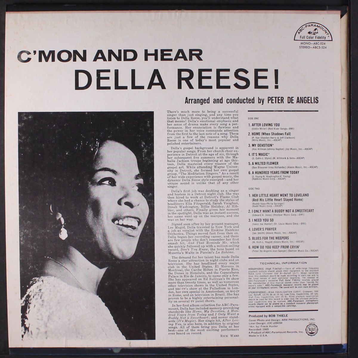 c'mon and hear by DELLA REESE