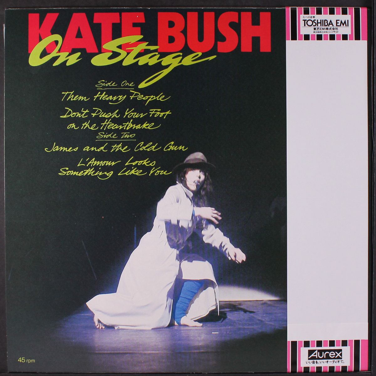 on stage by KATE BUSH