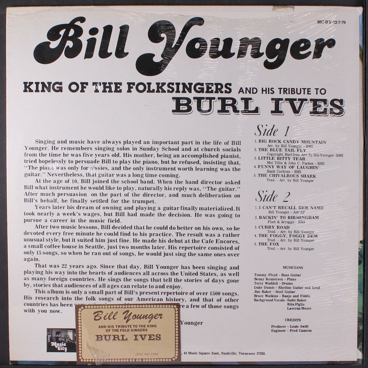 king of the folksingers - tribute to burl ives by BILL YOUNGER