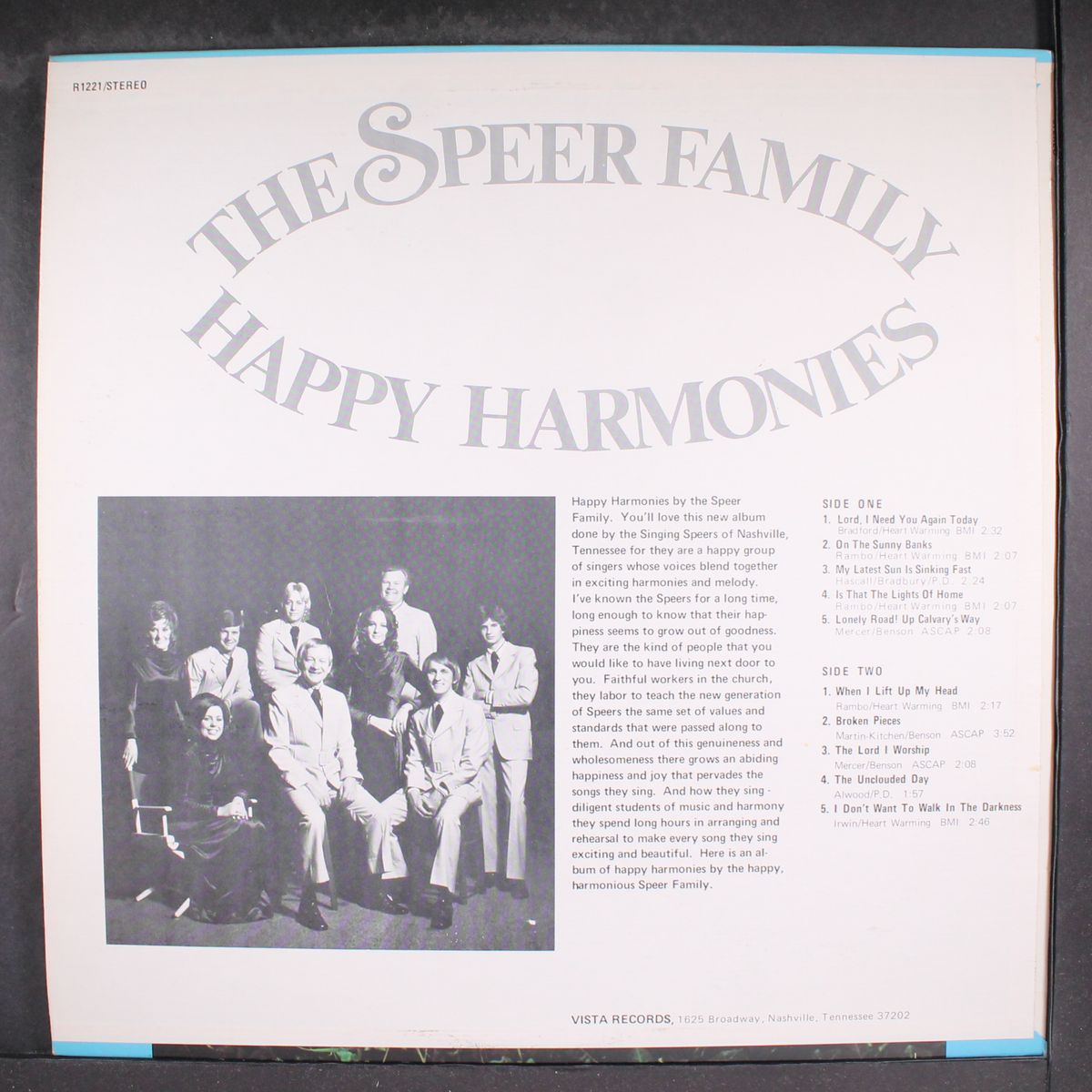 happy harmonies by SPEER FAMILY