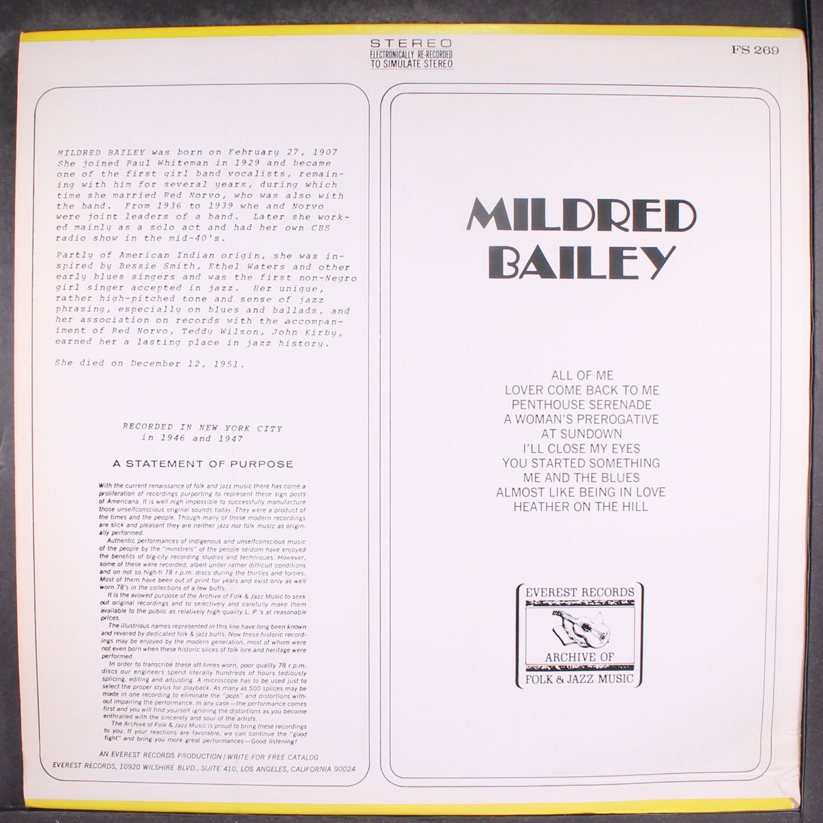 mildred bailey by MILDRED BAILEY