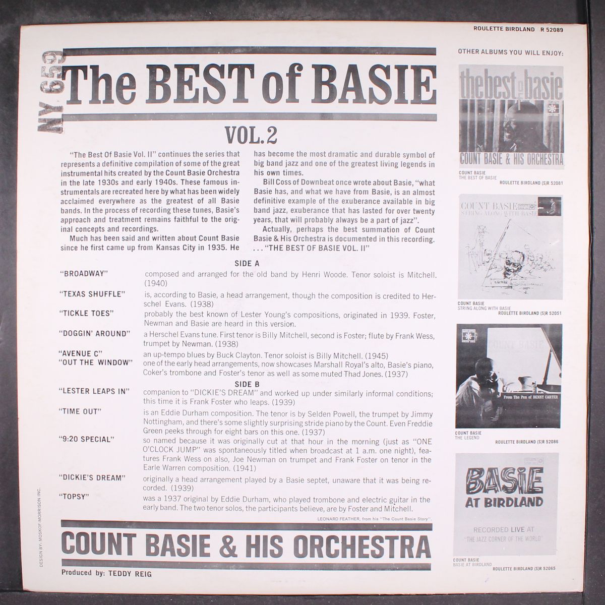 best of basie vol 2 by COUNT BASIE