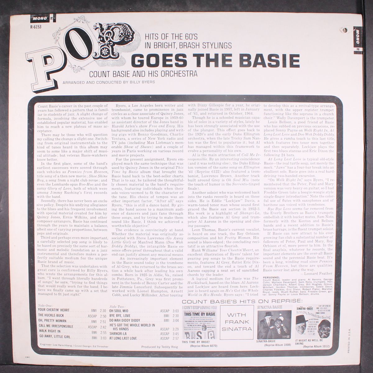 pop goes the basie by COUNT BASIE