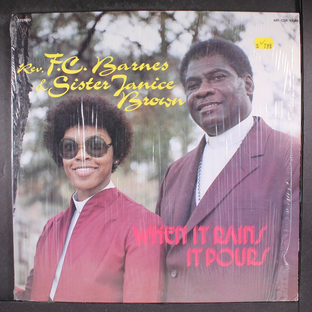 when it rains it pours by REV. F.C. BARNES & SISTER JANICE BROWN