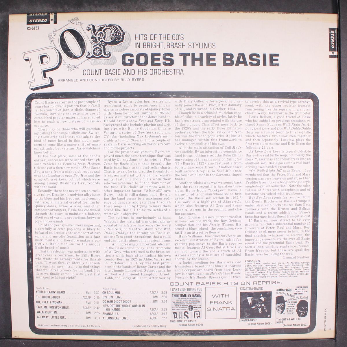 pop goes the basie by COUNT BASIE