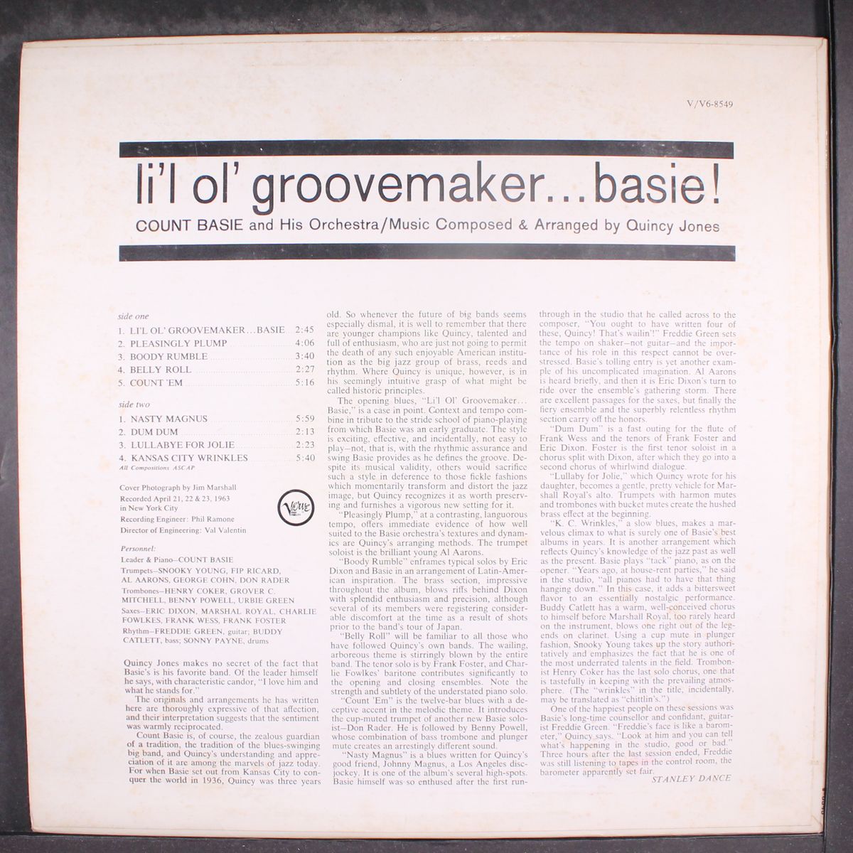 li'l ol' groovemaker...basie! by COUNT BASIE
