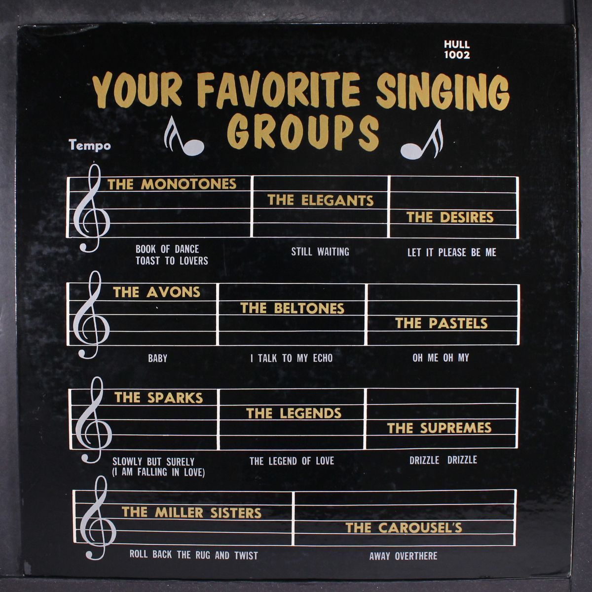 your favorite singing groups by VARIOUS