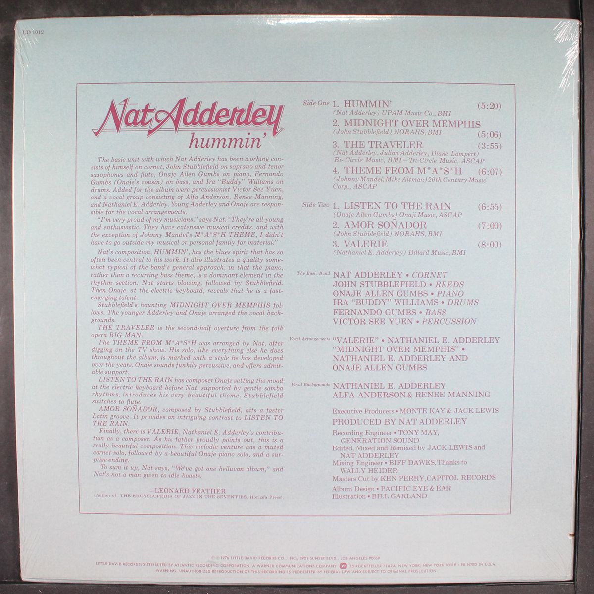 hummin' by NAT ADDERLEY