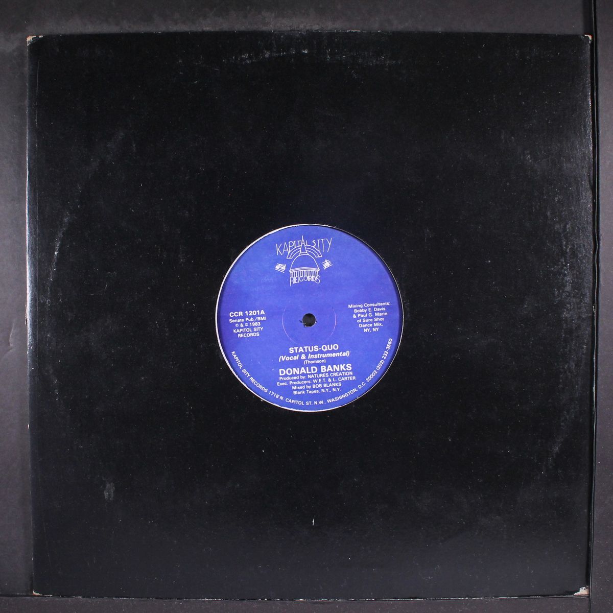 status-quo / just one more chance by DONALD BANKS