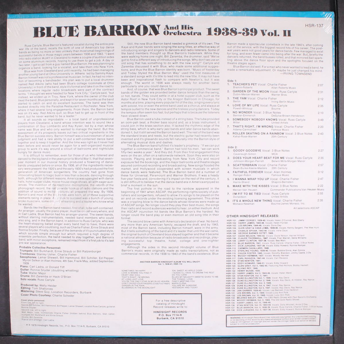 uncollected 1938-1939 by BLUE BARRON