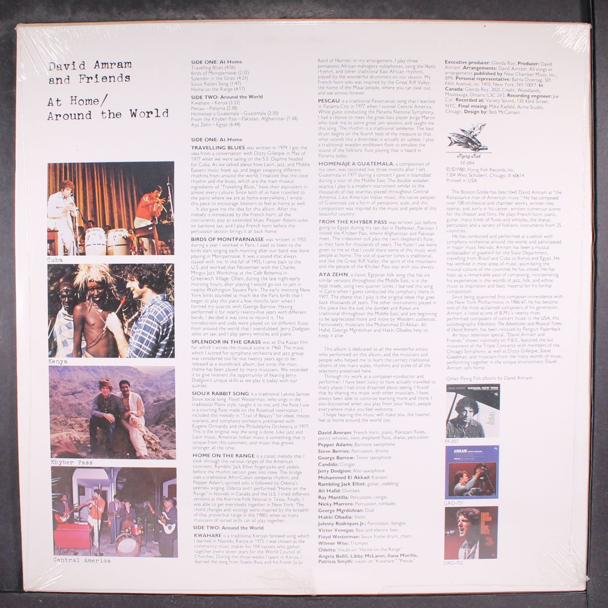 at home / around the world by DAVID AMRAM