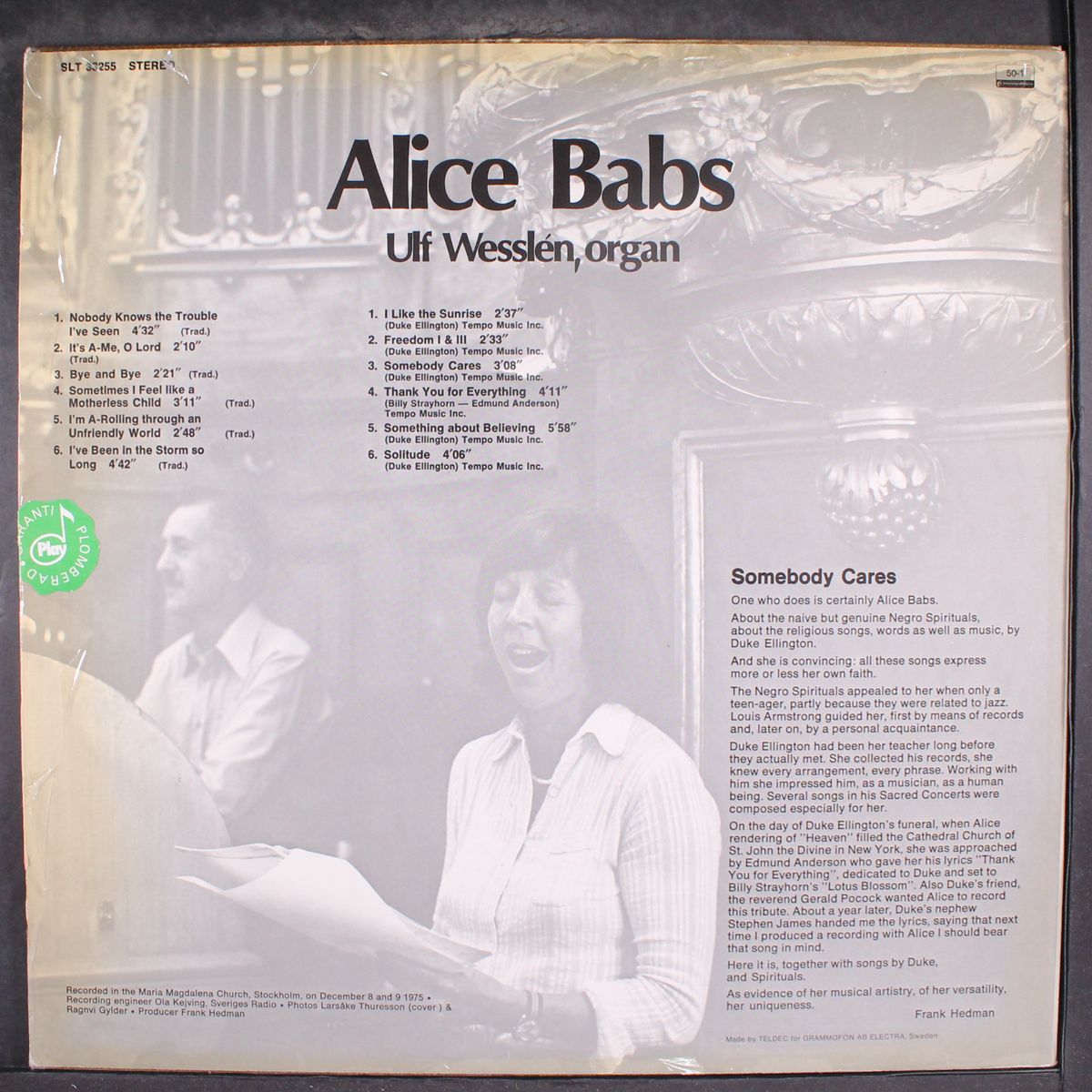somebody cares by ALICE BABS