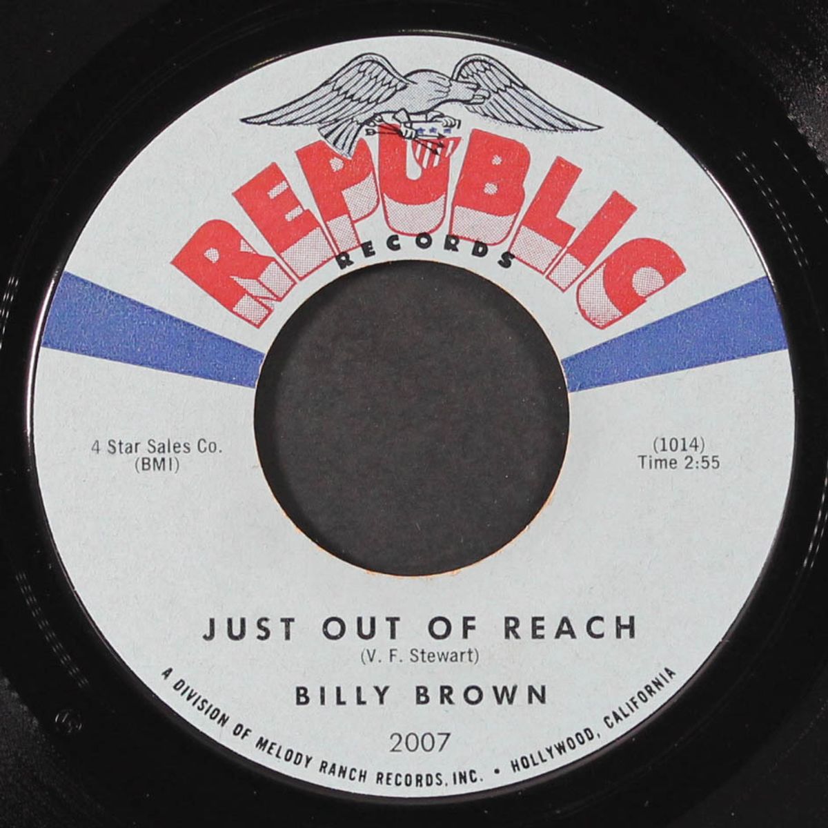 lost weekend / just out of reach by BILLY BROWN