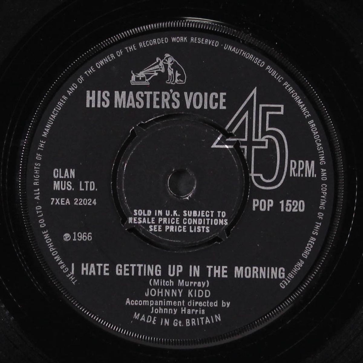 it's got to be you / i hate getting up in the morning by JOHNNY KIDD