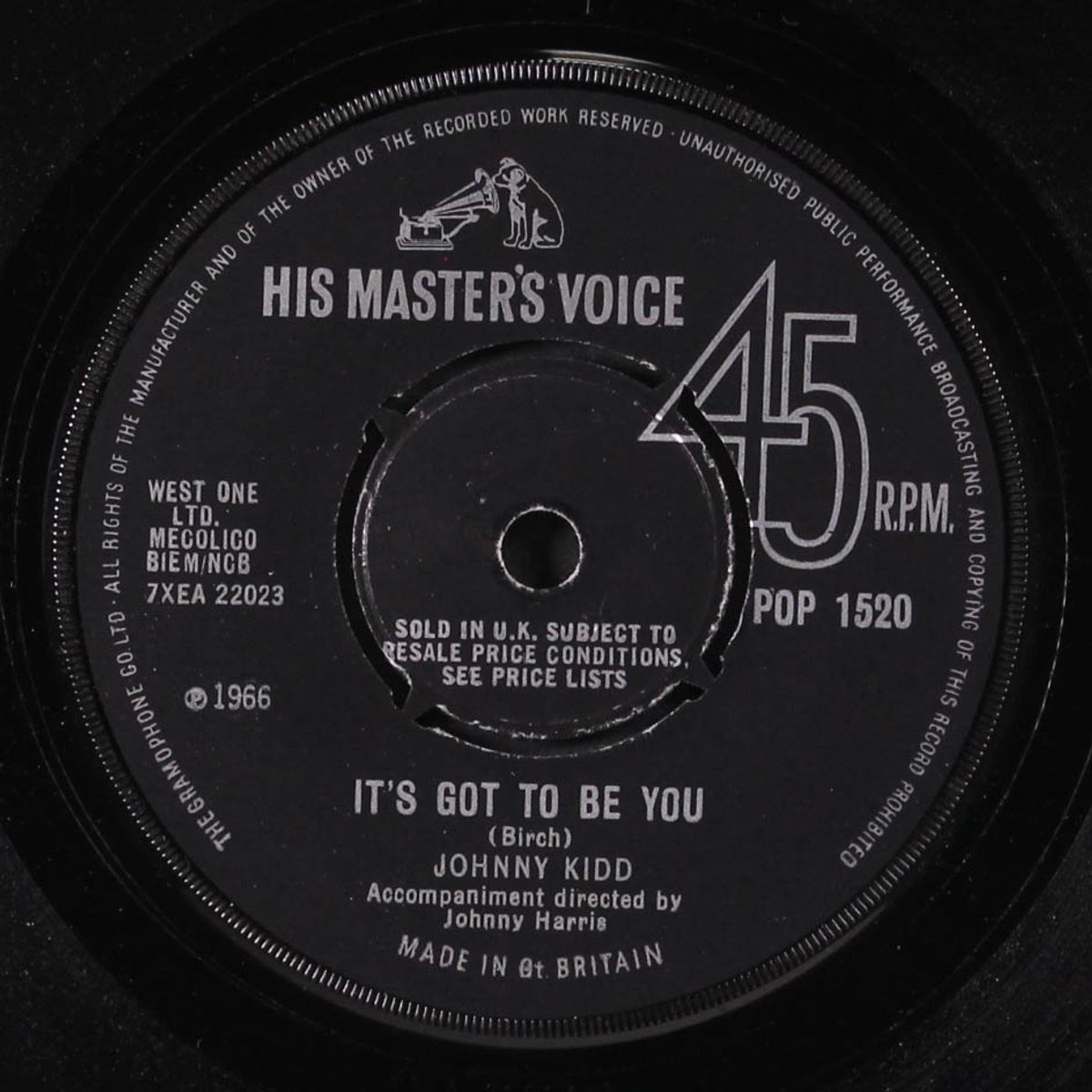 it's got to be you / i hate getting up in the morning by JOHNNY KIDD