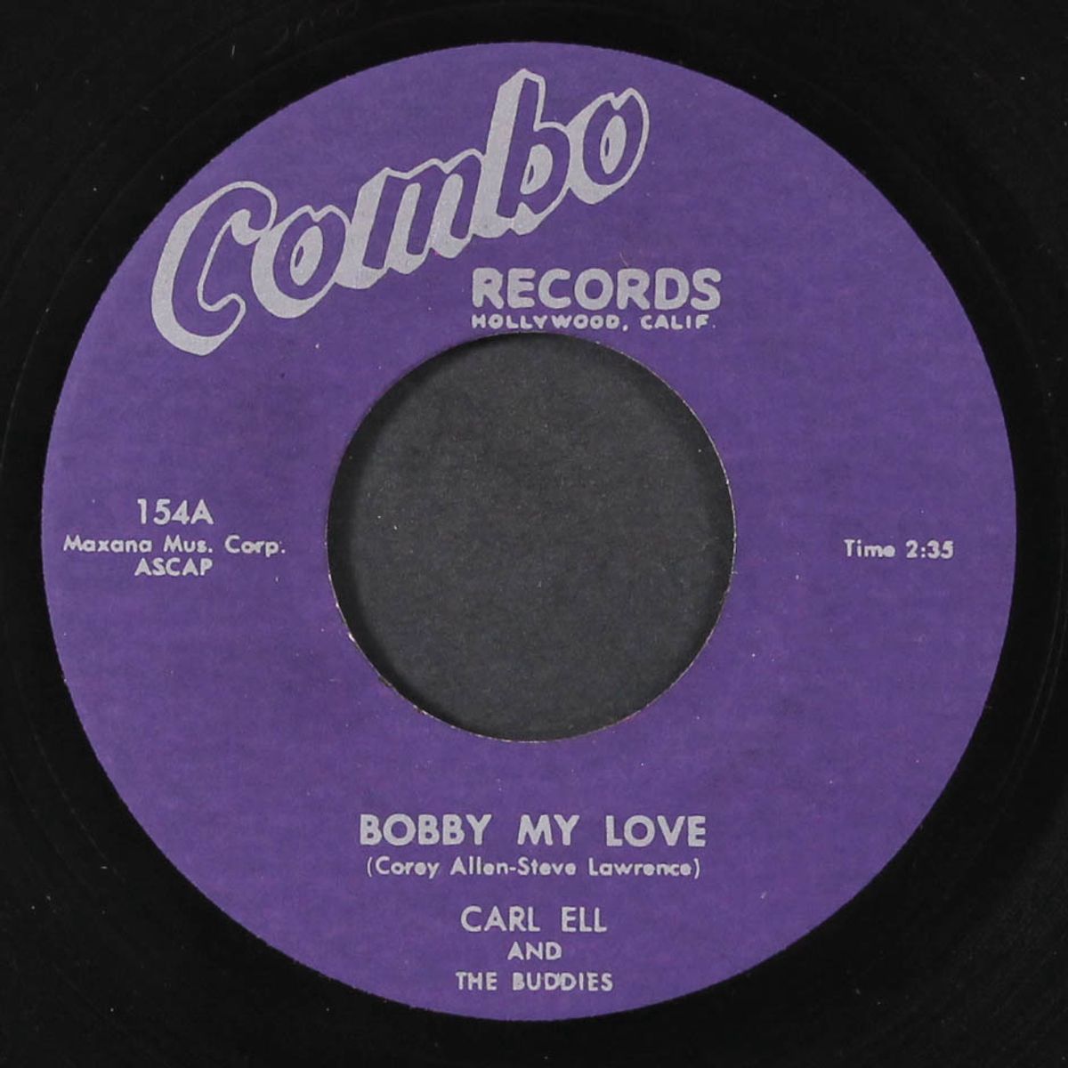 bobby my love / sunshine by CARL ELL & BUDDIES