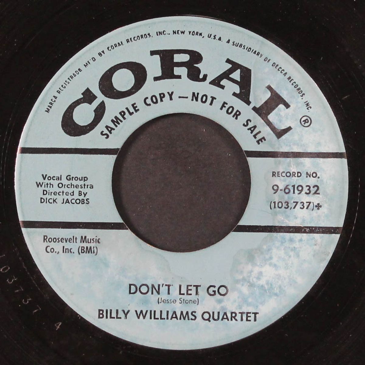 don't let go / baby, baby by BILLY WILLIAMS QUARTET