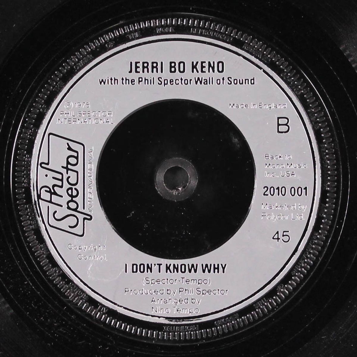 here it comes / i don't know why by JERRI BO KENO