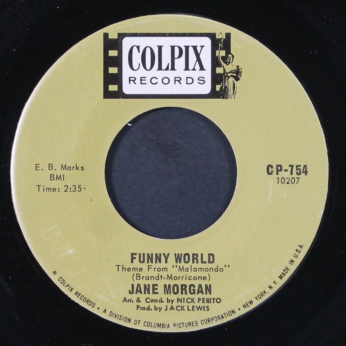 funny world / dominique by JANE MORGAN