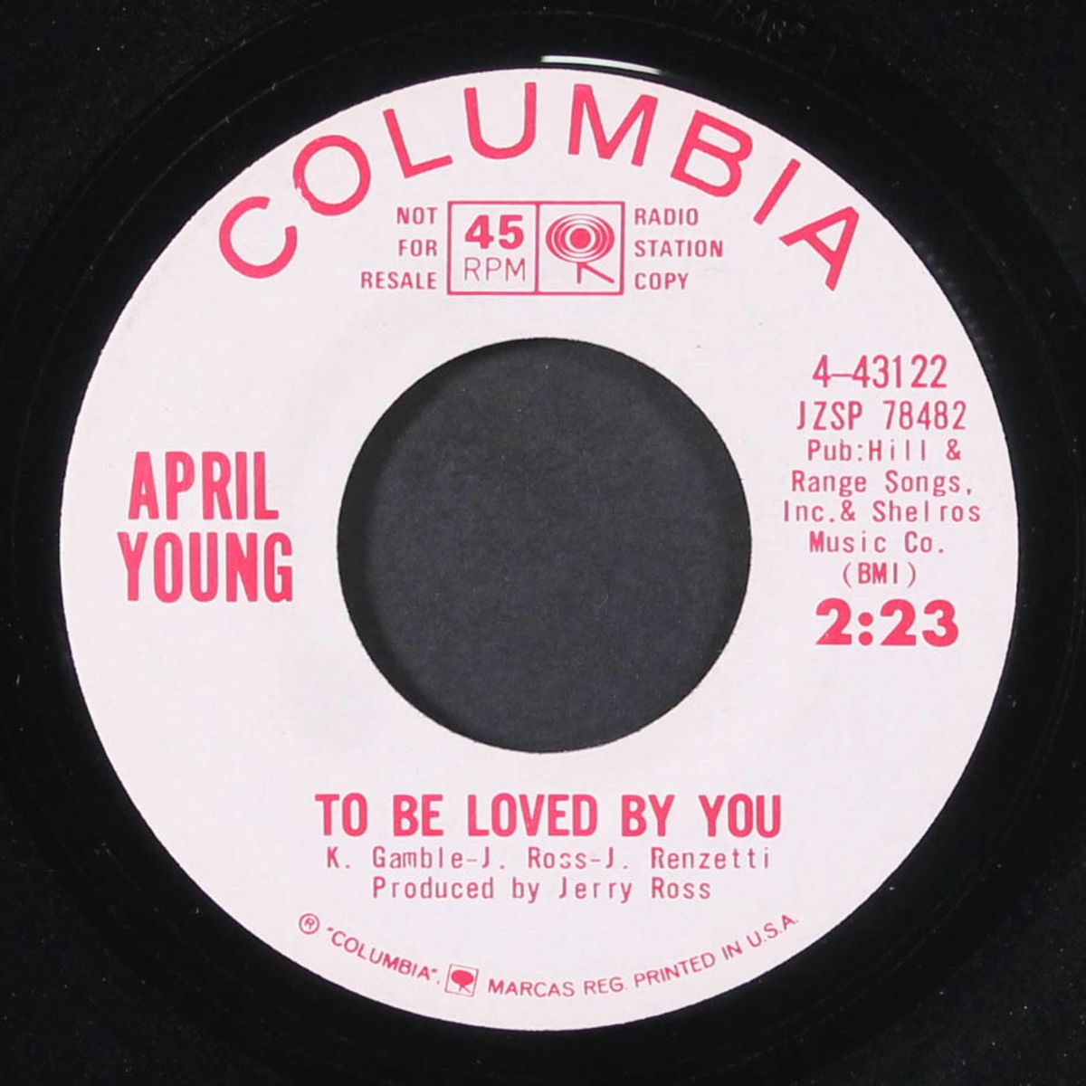 to be loved by you / kiss your baby goodbye by APRIL YOUNG
