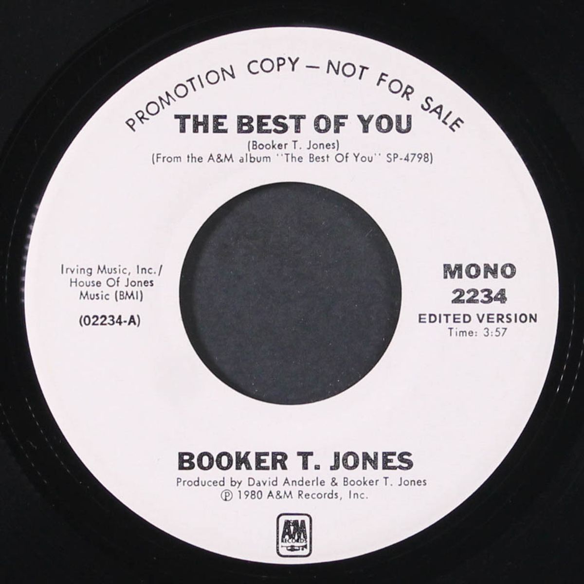 the best of you / mono by BOOKER T. JONES