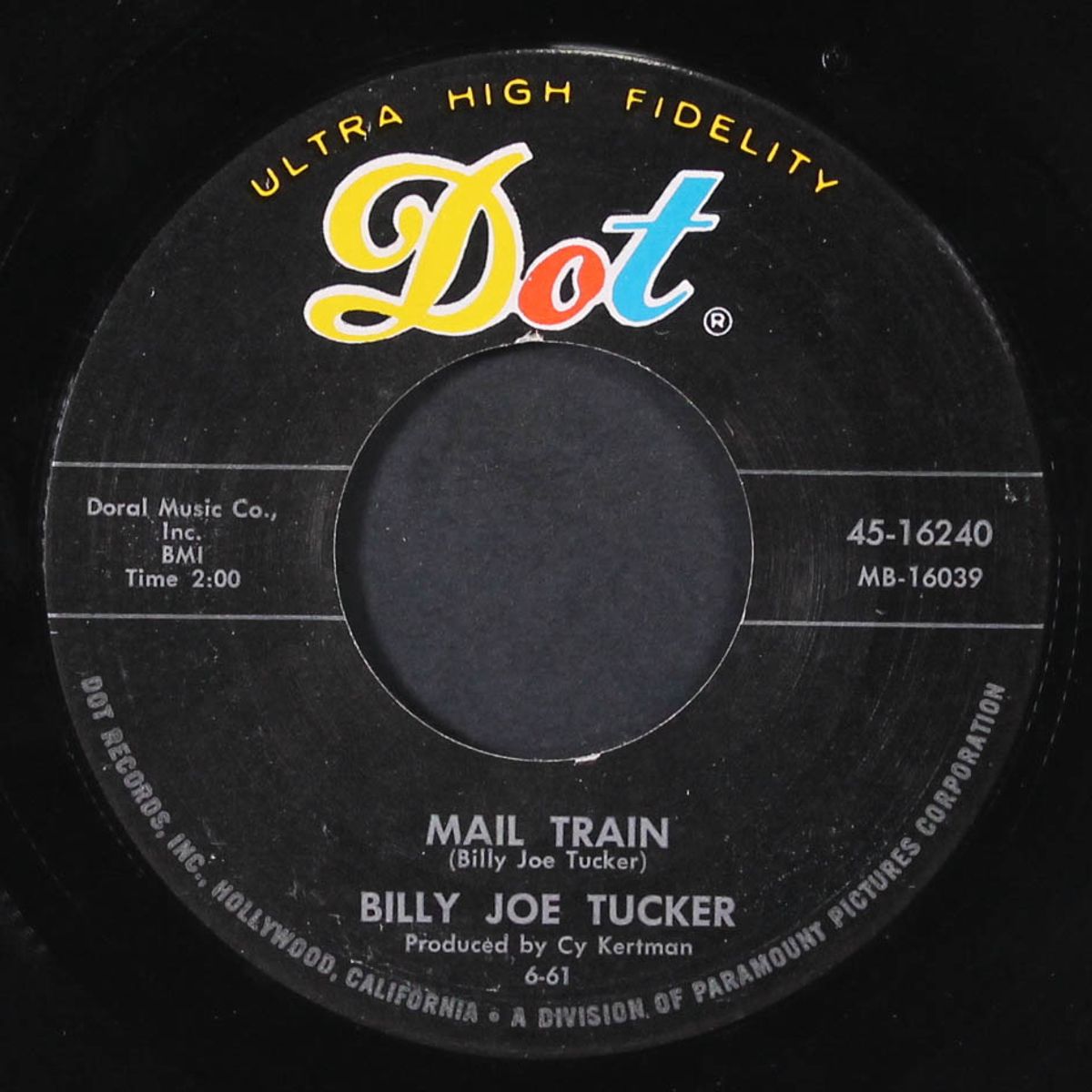 boogie woogie bill / mail train by BILLY JOE TUCKER