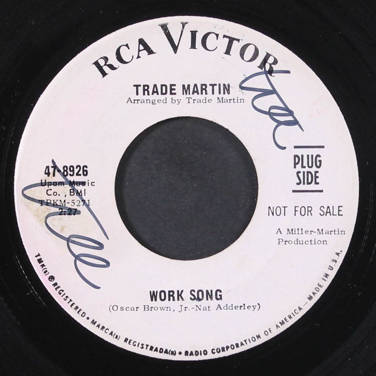 work song / so this is love by TRADE MARTIN