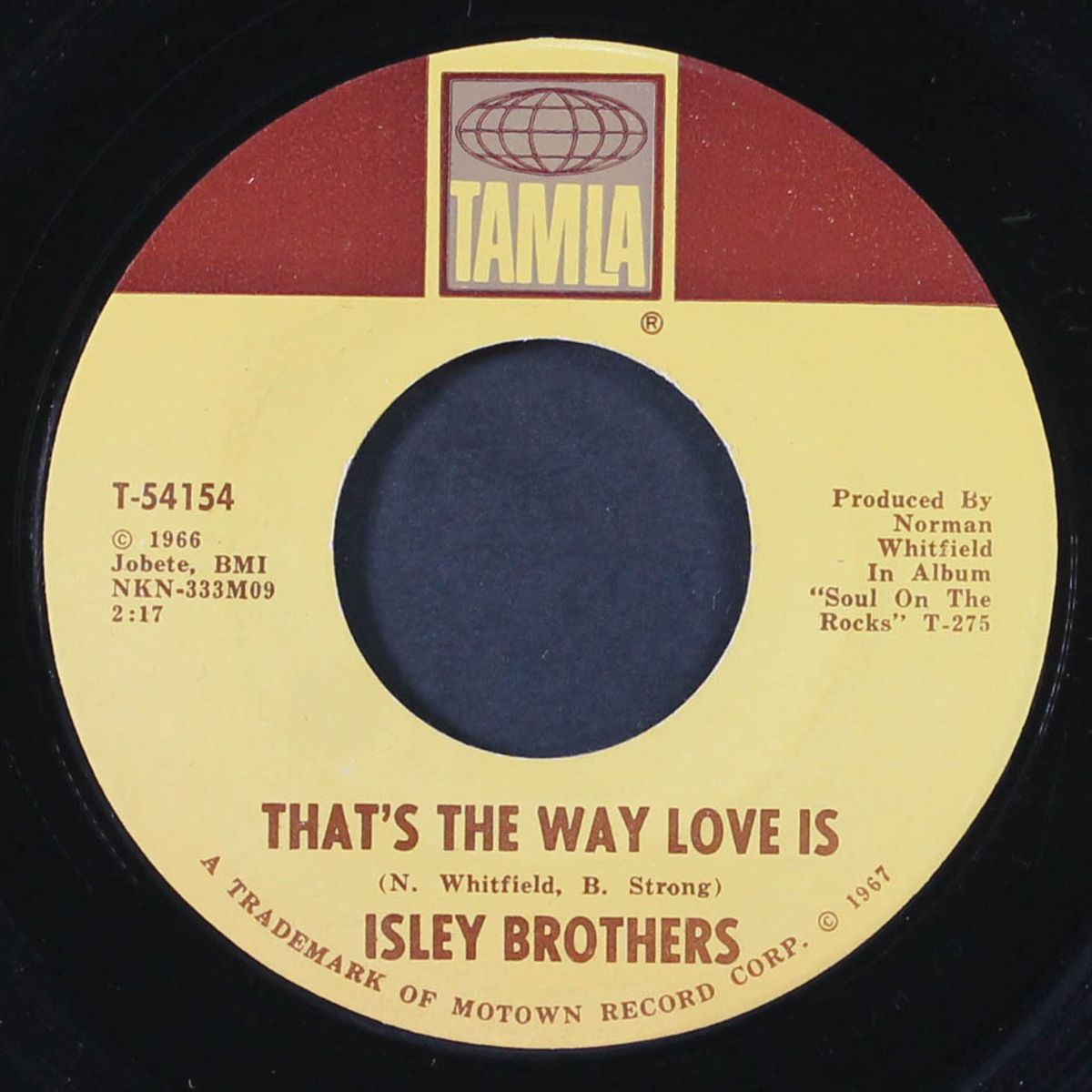 that's the way love is / one too many heartaches by ISLEY BROTHERS