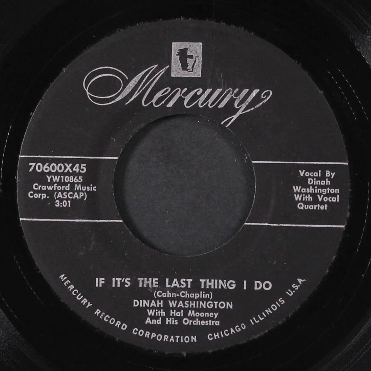 if it's the last thing i do / i diddie by DINAH WASHINGTON