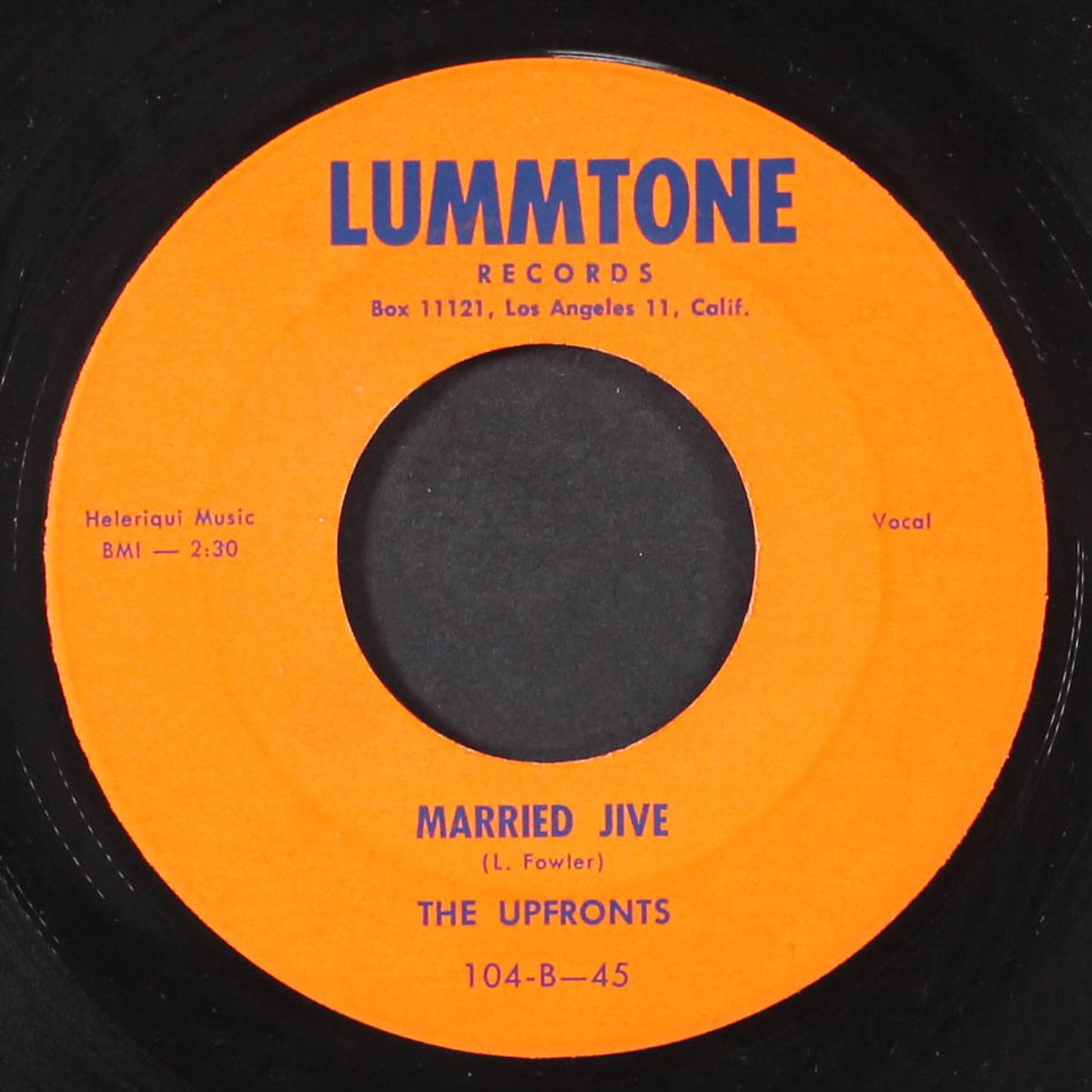 too far to turn around / married jive by UPFRONTS