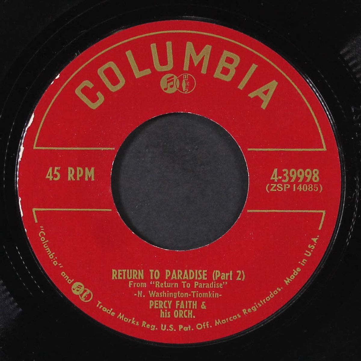 return to paradise by PERCY FAITH