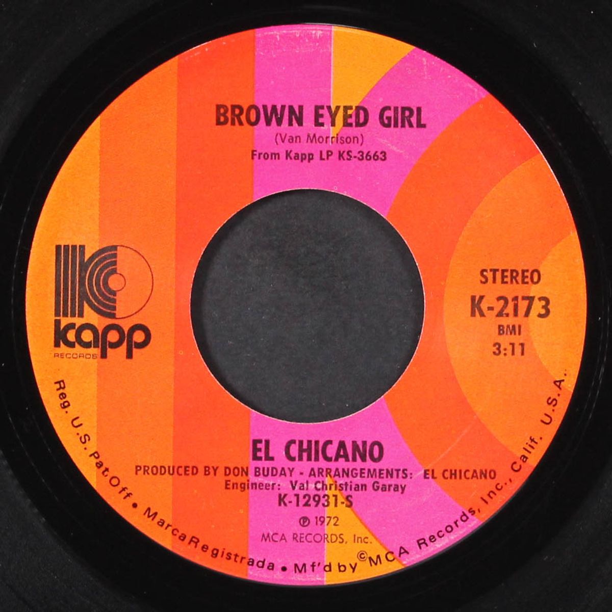 brown eyed girl / mas zacate by EL CHICANO