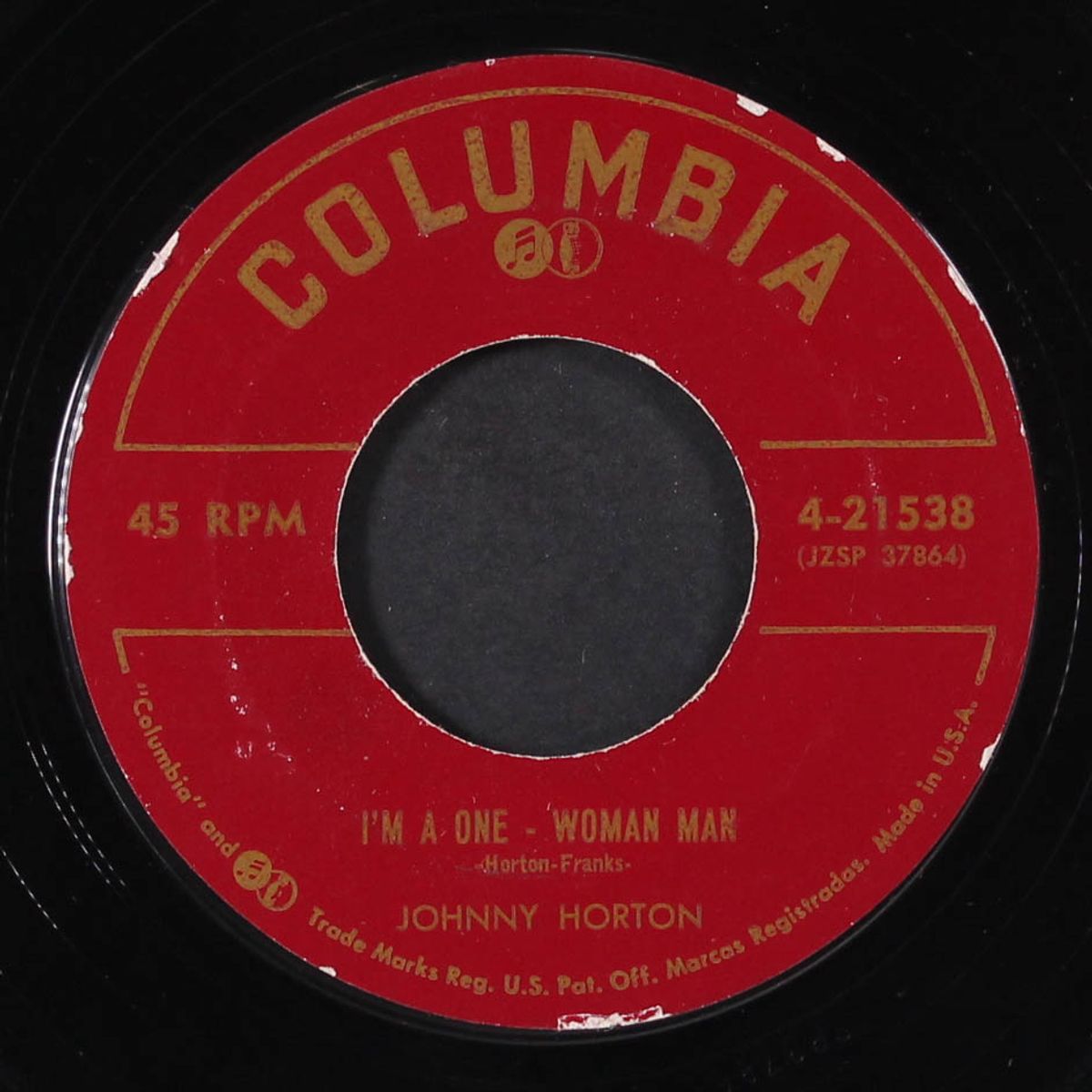 i'm a one woman man / i don't like i did by JOHNNY HORTON