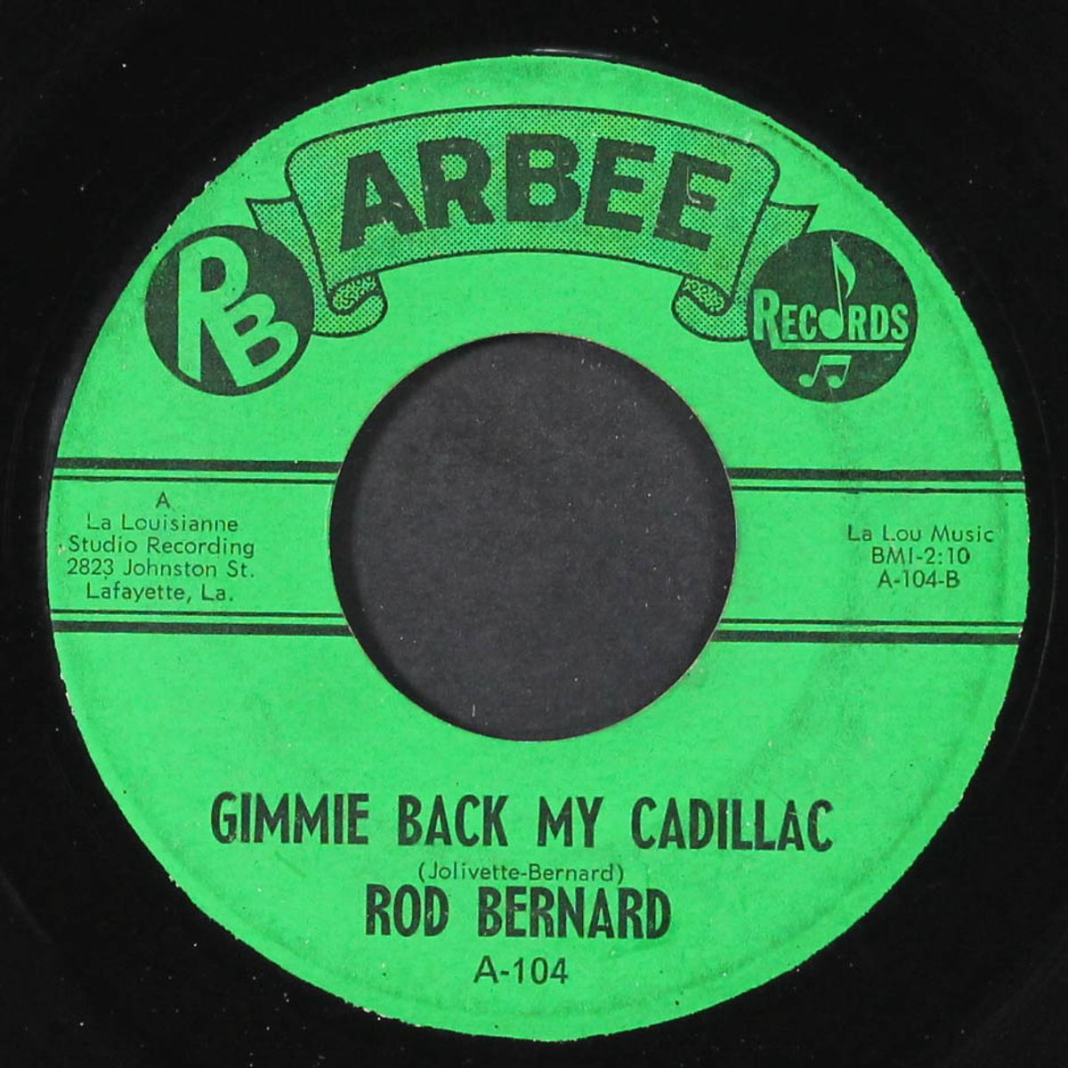 gimmie back my cadillac by ROD BERNARD