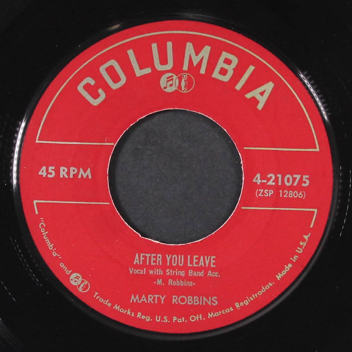 i couldn't keep from crying / after you leave by MARTY ROBBINS