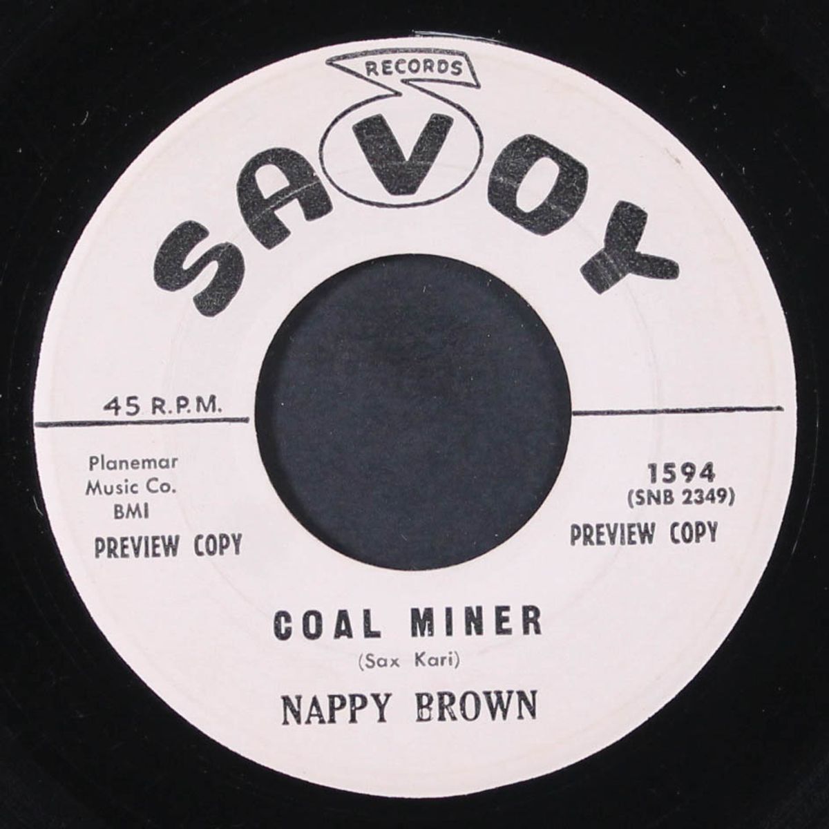 coal miner / hoonie-boonie by NAPPY BROWN