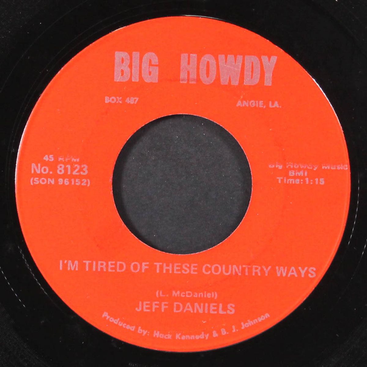i tried / i'm tired of these country ways by JEFF DANIELS