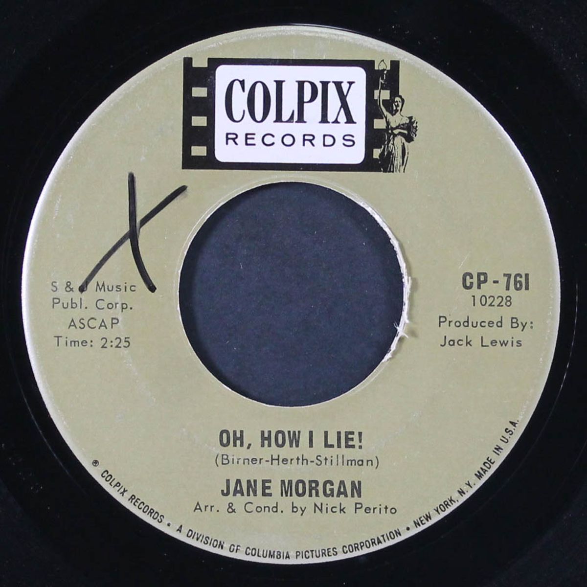 oh, how i lie by JANE MORGAN