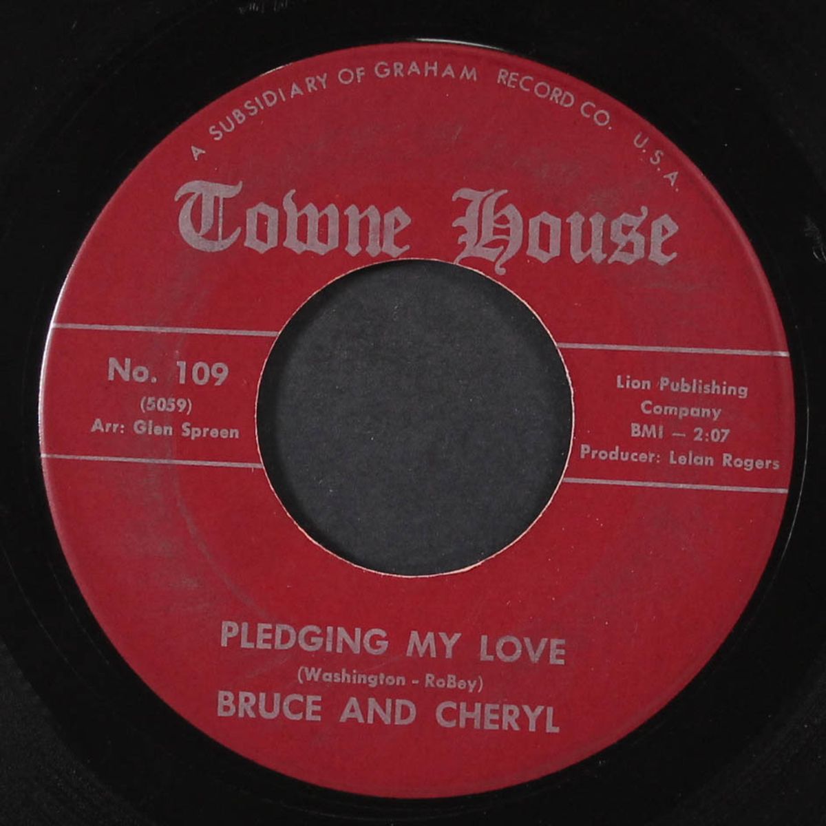 pledging my love / is it wrong by BRUCE & CHERYL