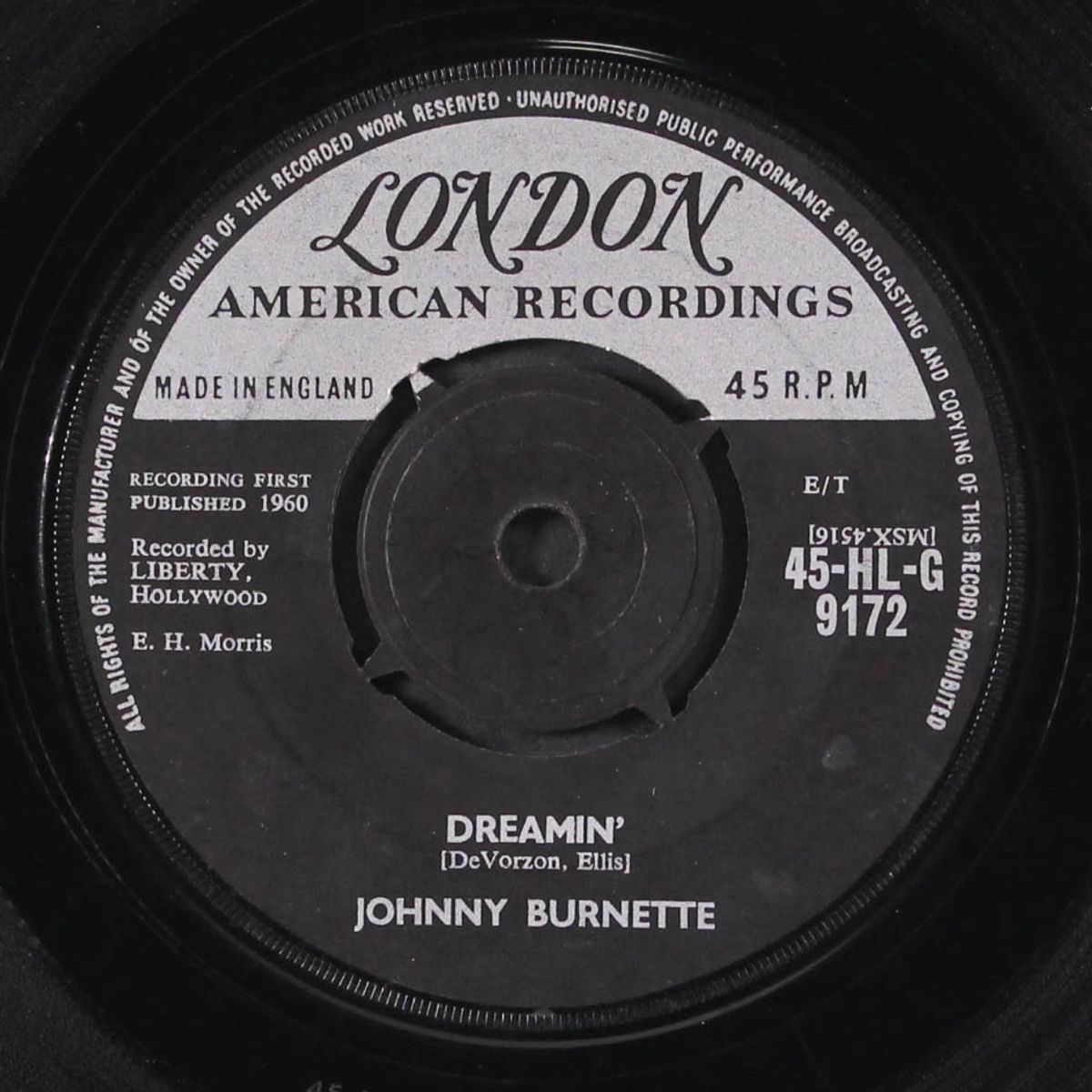 dreamin' / cincinatti fireball by JOHNNY BURNETTE