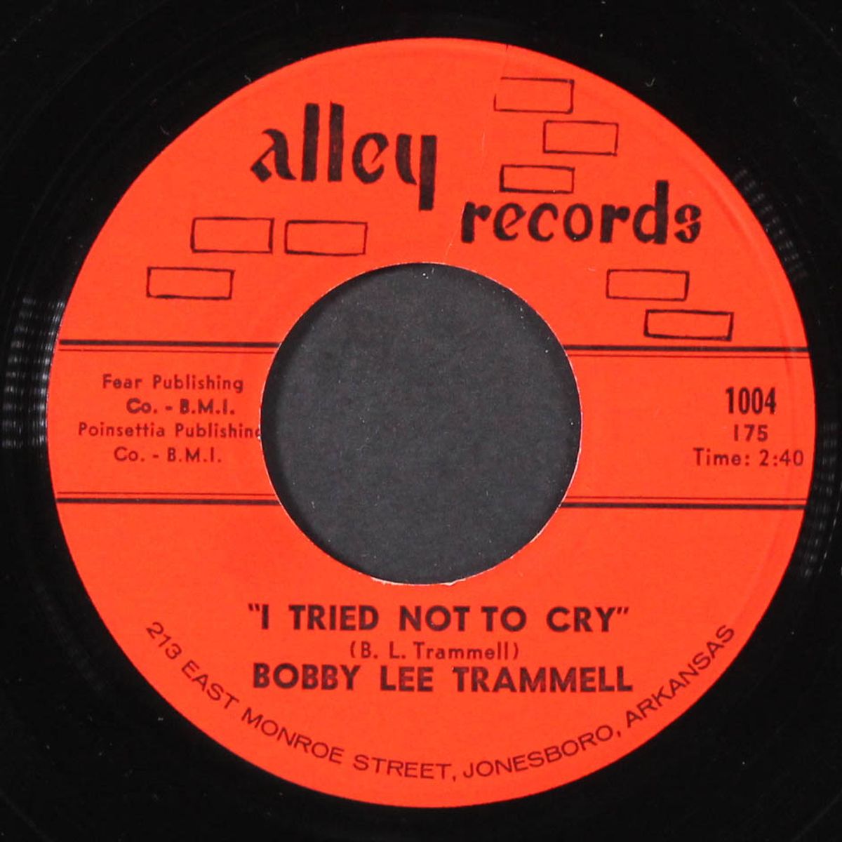 come on baby / i need not to cry by BOBBY LEE TRAMMELL